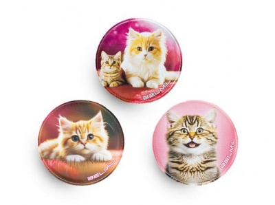 Matrica, tépőzáras, Classy Plus táskához, BELMIL "Cats", cica