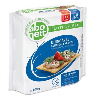 Extrudált kenyér, ABONETT, 100 g, quinoával, gluténmentes