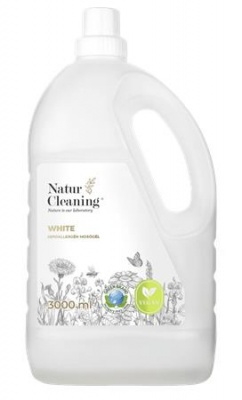 Mosógél, hipoallergén, fehér ruhákhoz, 3 l, NATURCLEANING "White"