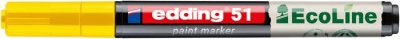 Lakkmarker, 1-2 mm, EDDING "51", sárga