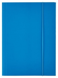 Gumis mappa, 15 mm, karton, A4, ESSELTE "Economy", kék