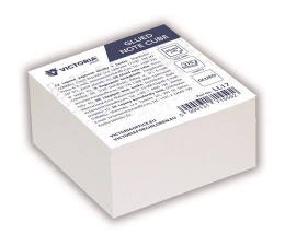 Kockatömb, 85x85x40 mm, ragasztott, VICTORIA OFFICE