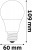 LED izzó, E27, gömb, A60, 9,5W, 1055lm, 4000K, AVIDE