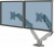 Monitortartó kar két monitorhoz, FELLOWES "Eppa™  "Dual", ezüst