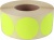 Etikett, 38 mm kör, 1000 etikett/tekercs, citromsárga