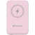 Power bank, mágneses (vezeték nélküli), 10.000mAh, VERBATIM "MCP-10, rózsaszín